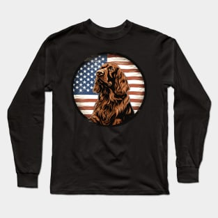 Sussex Spaniel 4th of July Long Sleeve T-Shirt